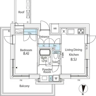 番町會所【2階】の間取り