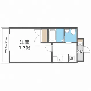 セイワパレス堂島シティ【3階】の間取り