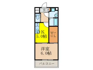 プレジール【3階】の間取り