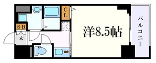 S-RESIDENCE平安通【3階】の間取り