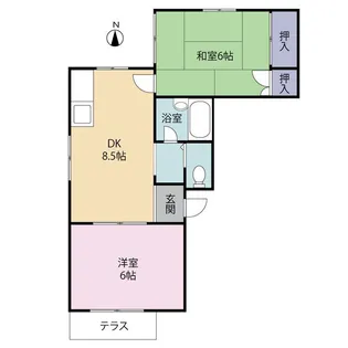 エーデルハイム戸田【2階】の間取り