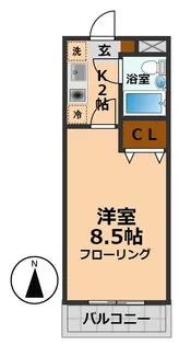 カオパレスNo.20【1階】の間取り