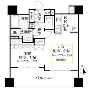 ガーラ・レジデンス文京本郷【3階】の間取り