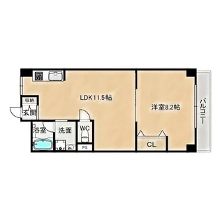 マイン京橋【3階】の間取り