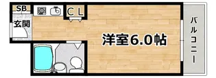 サニーM’Sコーポ福町【7階】の間取り