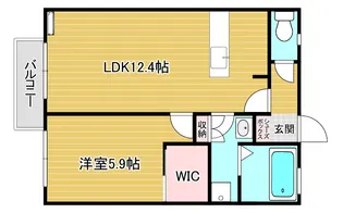 グランシード彩【1階】の間取り