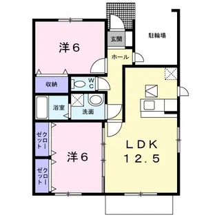 Gradit Place A【1階】の間取り