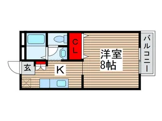 グランディール光ヶ丘【1階】の間取り