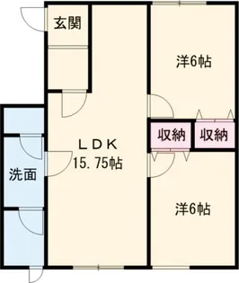 チェリージオI【1階】の間取り