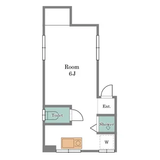 tronco祖師谷【1階】の間取り