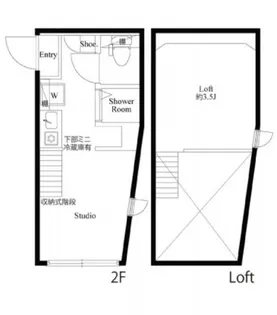 ポラリス上十条【2階】の間取り