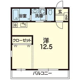 エス・カーサI【2階】の間取り