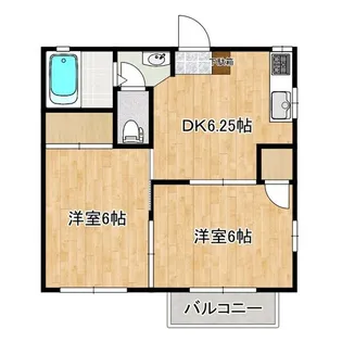 メゾンドストークA【2階】の間取り