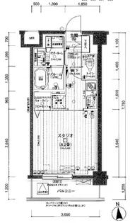 デュオステージ鷺ノ宮【1階】の間取り