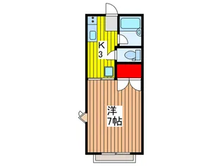 ミッキーハイツ【1階】の間取り