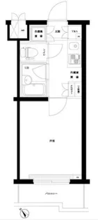 ルーブル武蔵中原【1階】の間取り