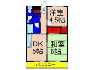 アルカディア石神井台【3階】の間取り