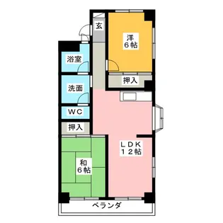 コーポモリ【1階】の間取り