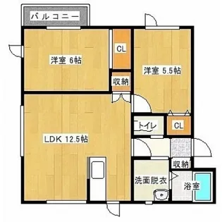 パークステージ澄川町II【2階】の間取り