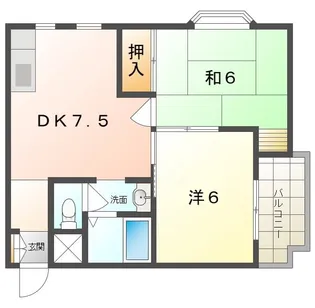 WESTヒルズ神田【4階】の間取り