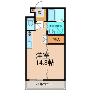 ル・ソレイユI【1階】の間取り