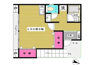 サンハイツ村山II【2階】の間取り