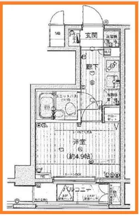 メインステージ御茶ノ水【2階】の間取り