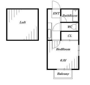 リバーサイドハイツ【1階】の間取り