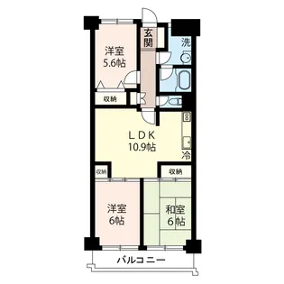 ロイヤルドミニオン【1階】の間取り