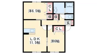サンビレッジ瑞景D棟【2階】の間取り
