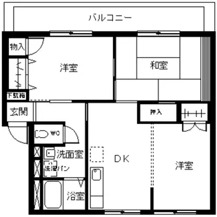 メゾンドパルテール B棟【2階】の間取り