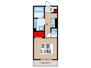 ダイワレジデンス川口【2階】の間取り