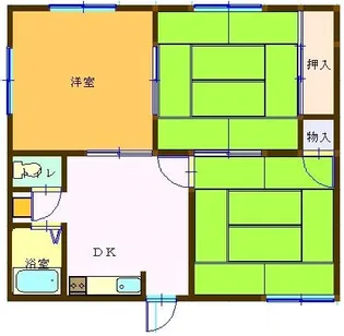 グリーンハイツ【2階】の間取り