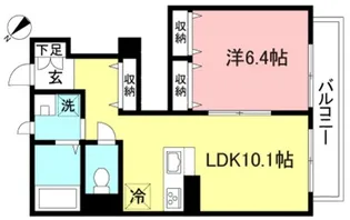 フォレナ成城【1階】の間取り
