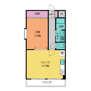 JUNE【2階】の間取り