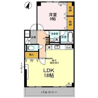 グレイスフル近江 B【2階】の間取り