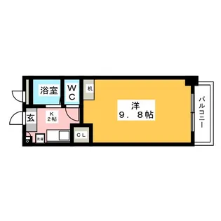 シェ・ラフォーレ【1階】の間取り