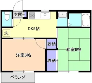 ベルローズ【1階】の間取り