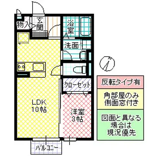 プランドール【2階】の間取り