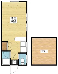 プライムアパート石神【2階】の間取り