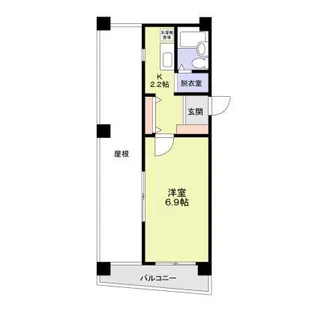 第2住吉ビルA棟【4階】の間取り