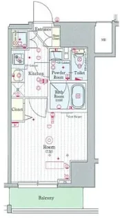 スカイコートプライム亀戸【12階】の間取り