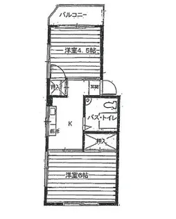 大洋桜台マンション【2階】の間取り