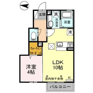 マイ ウィッシュ【1階】の間取り
