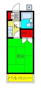 コーポフェリカ【2階】の間取り