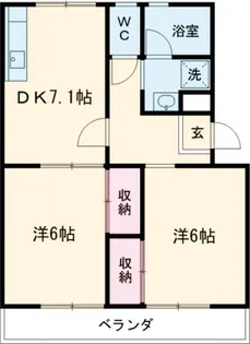 エミエール西大寺【2階】の間取り