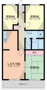 ファインコート黒川【4階】の間取り
