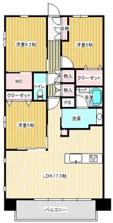 ウィザースレジデンス土気あすみが丘【2階】の間取り
