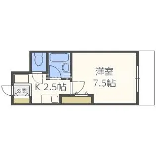 シティアーク山城【3階】の間取り