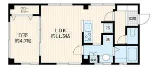 heights bow.正武【3階】の間取り